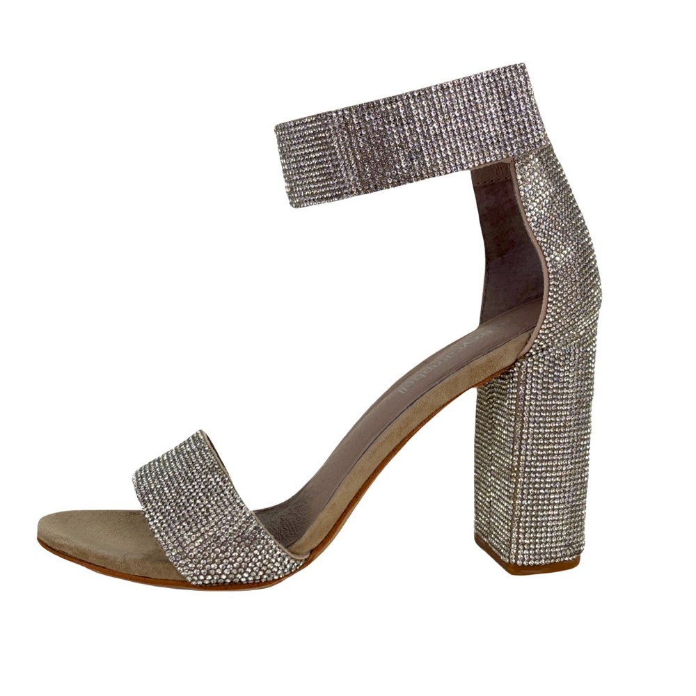 JEFFREY CAMPBELL Lindsay Heel in Pewter Combo Sz 6.5 NIB